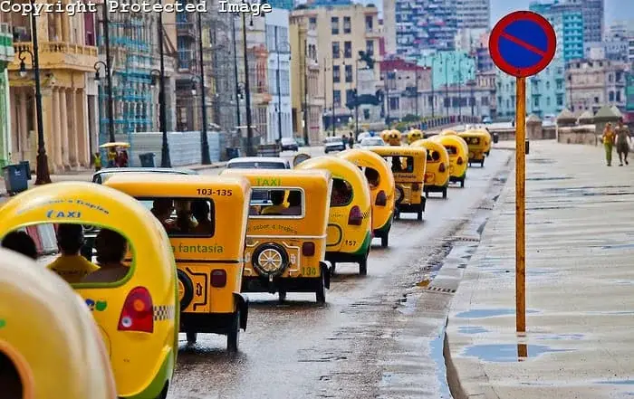 Coco taxik Havannában egy céges akadályversenyhez