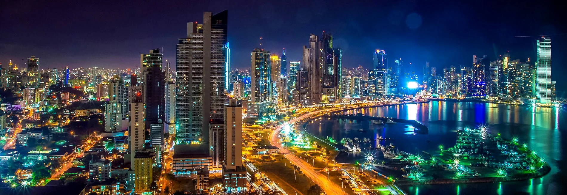 Panama trópusi tája és közép-amerikai utazási hangulata