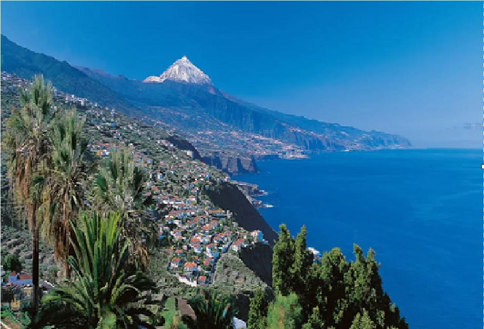 Tenerife és a Teide látképe